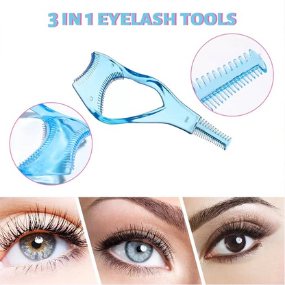 3-in-1 Mascara Guard & Eyelash Applicator – No More Smudges!