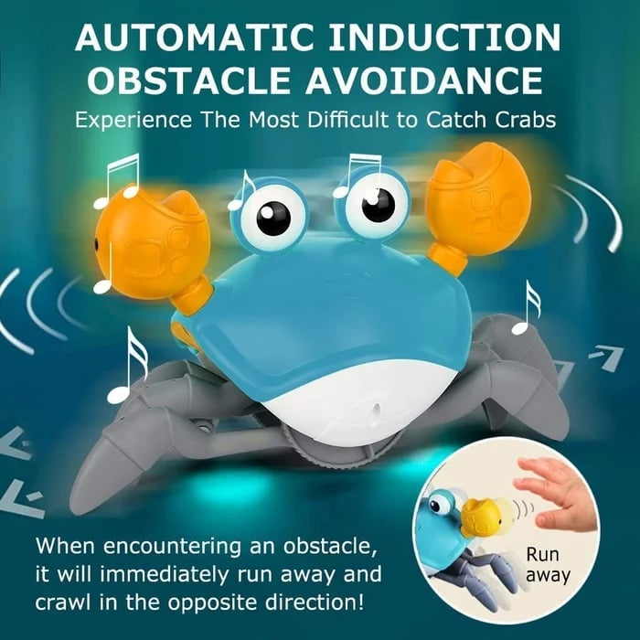 🌟 Interactive Crawling Crab Sensory Toy!